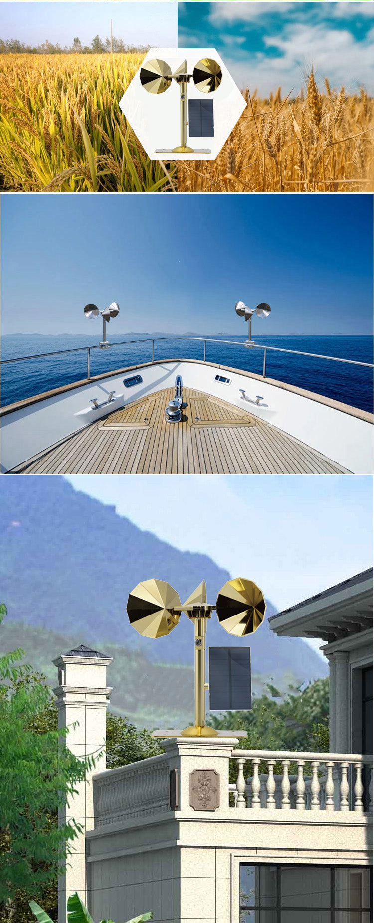 FeatherGuard Bird Deterrent – Solar Powered
